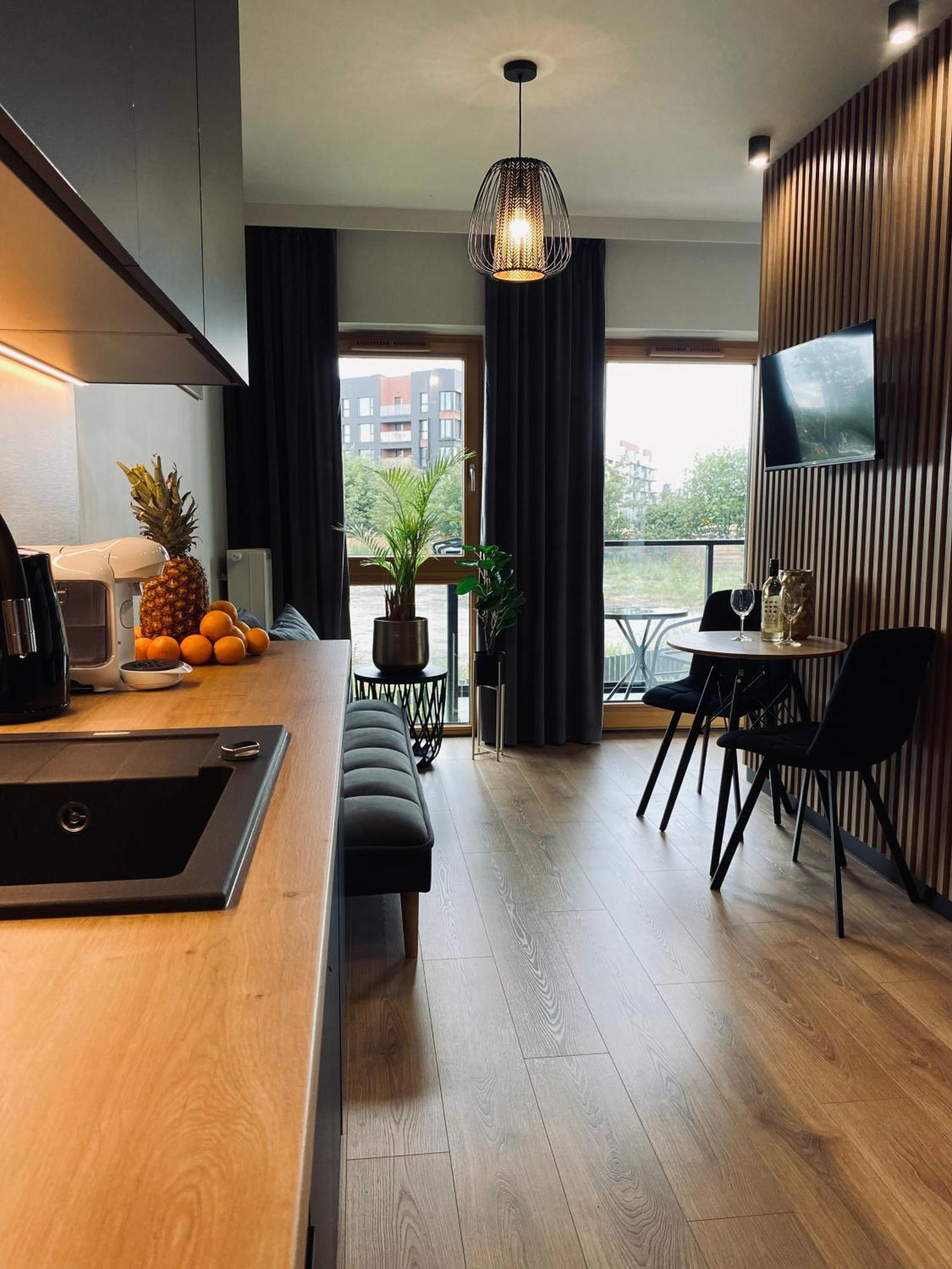 Motlawa Inn Apartment-Suna,Gym&Parking Gdansk Dış mekan fotoğraf