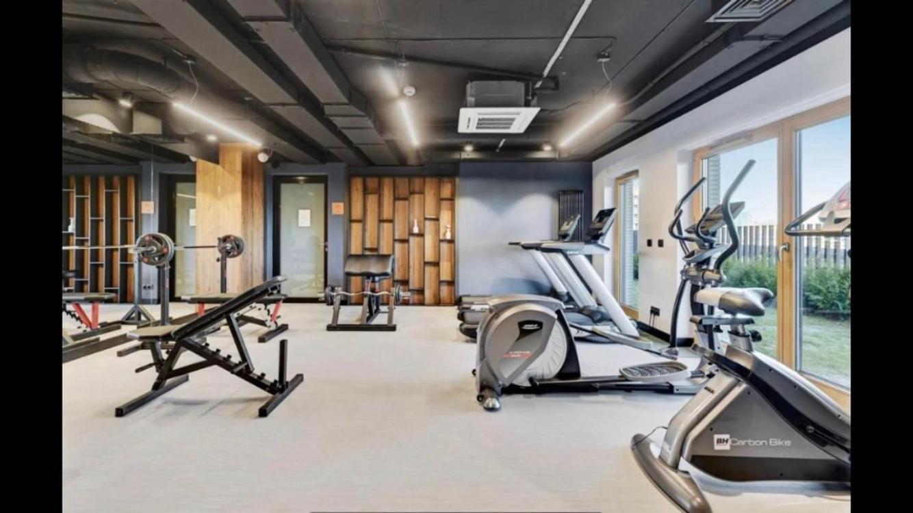 Motlawa Inn Apartment-Suna,Gym&Parking Gdansk Dış mekan fotoğraf
